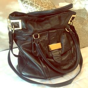 Pour La Victoire Leather Satchel Tote/Crossbody